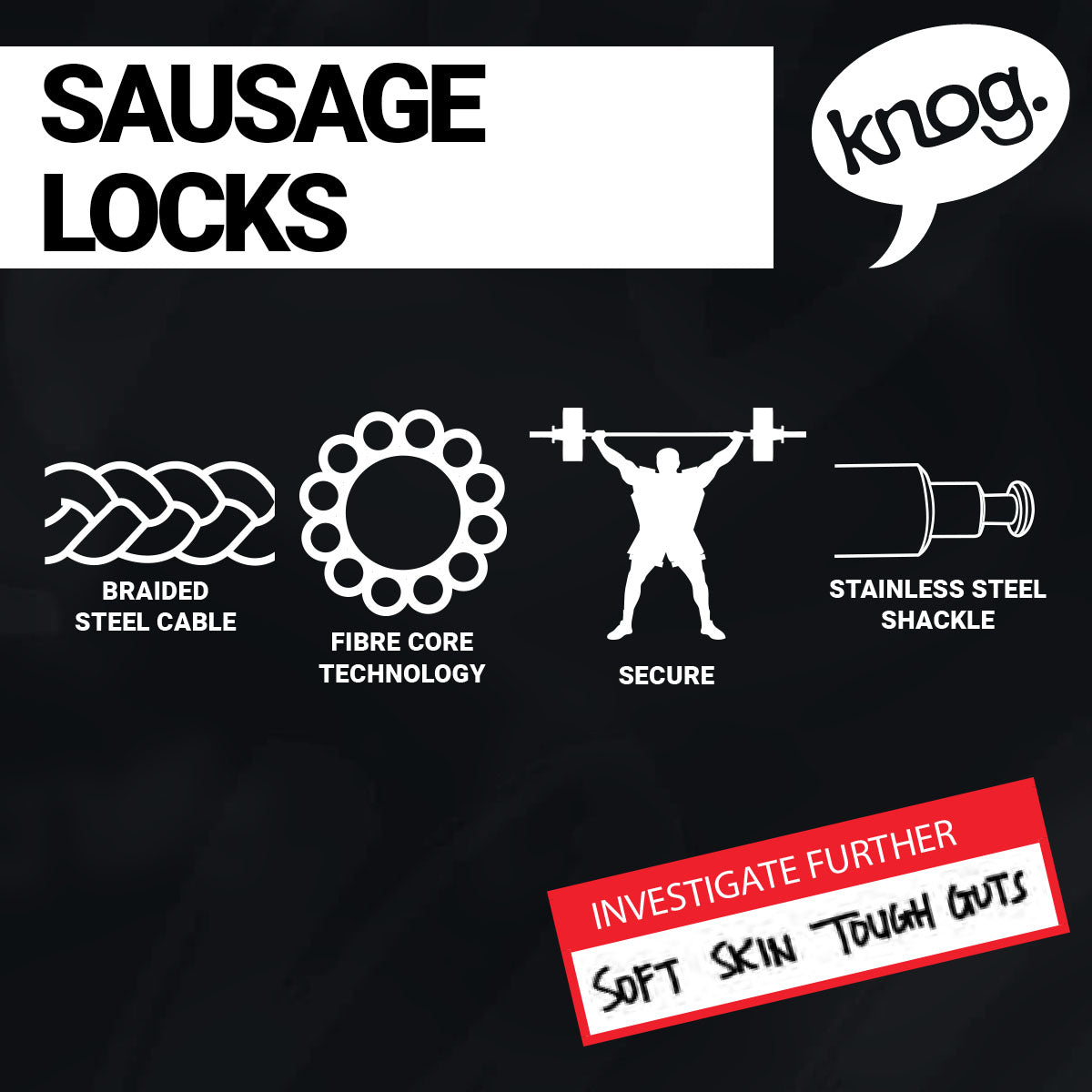 Knog - Kransky - Kabelschloss 