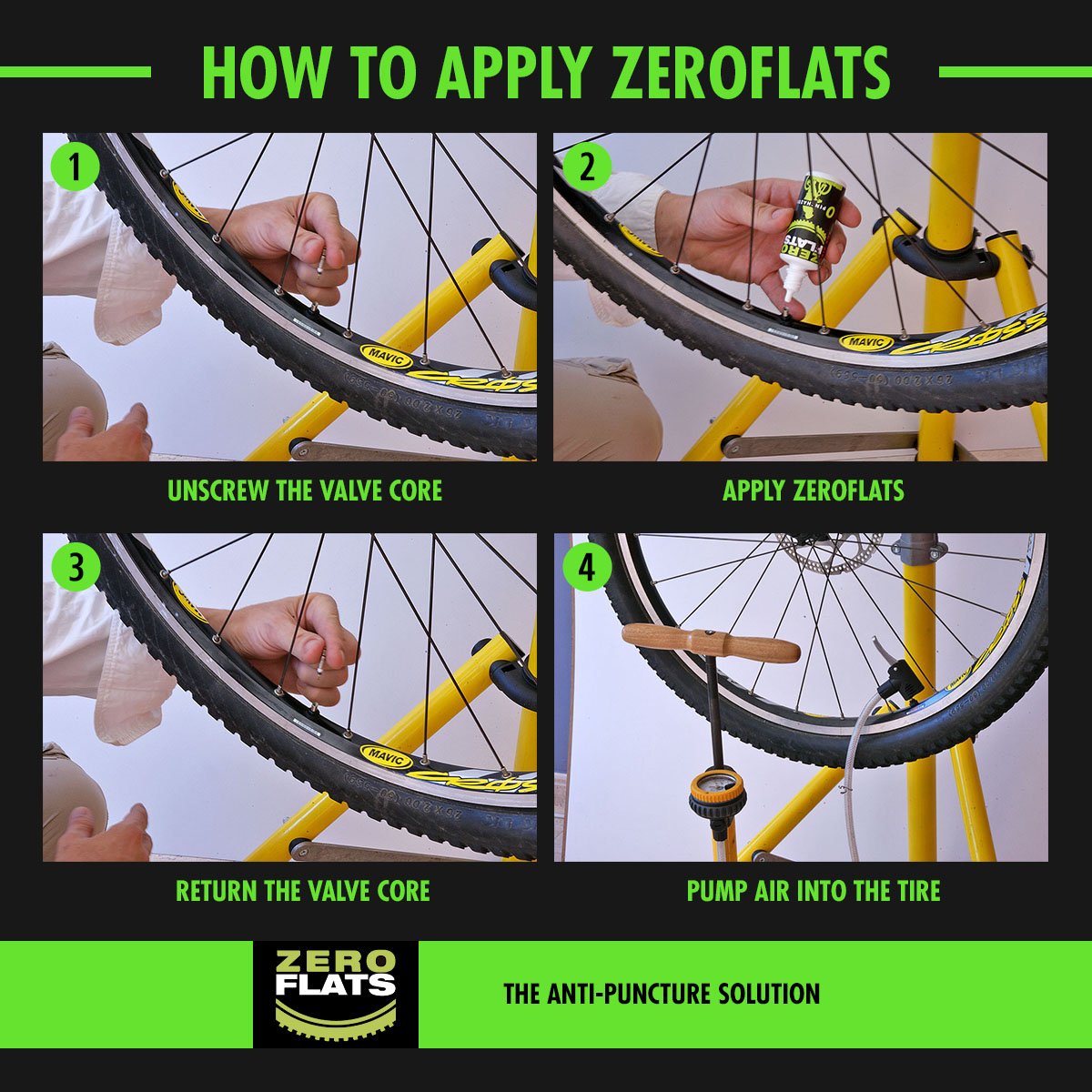 ZeroFlats Anti-puncture Sealant (180 ml)